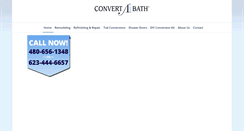 Desktop Screenshot of convertabath.com